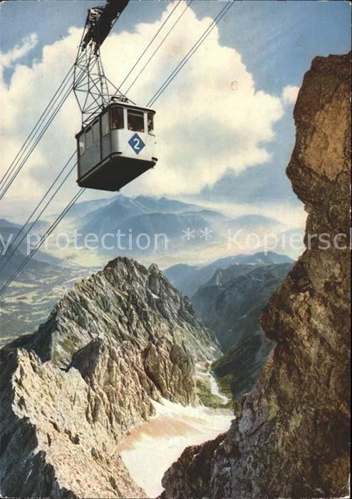 Seilbahn Bayerischer Zugspitzbahn Waxensteine Hö