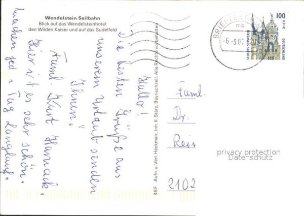 Seilbahn Wendelstein Wendelsteinhotel Wilder Kai – Bild 2