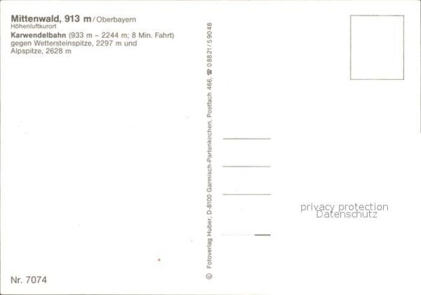 Seilbahn Karwendel Mittenwald Wettersteinspitze – Bild 2