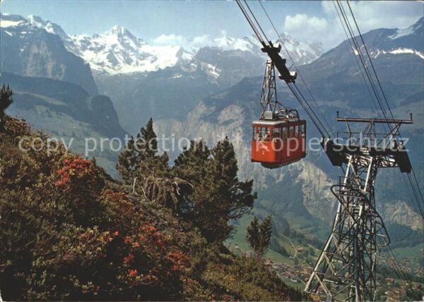 Seilbahn Wengen-Männlichen Lauterbrunnental Gros