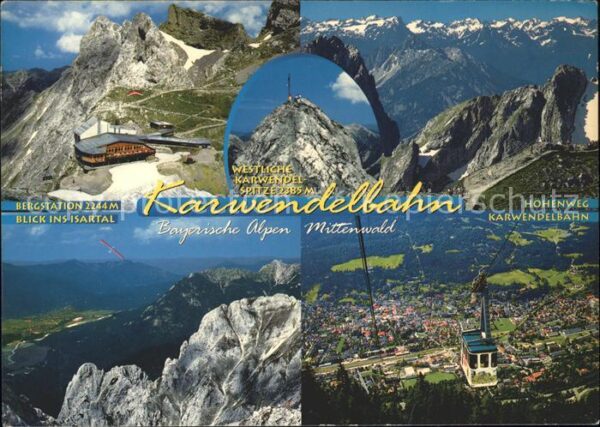 Seilbahn Karwendel Mittenwald Bayerische Alpen B