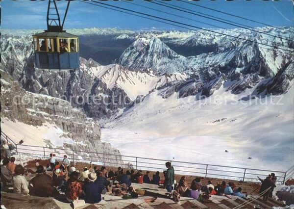 Seilbahn Zugspitze Gipfelterrasse Inntal Ötztale