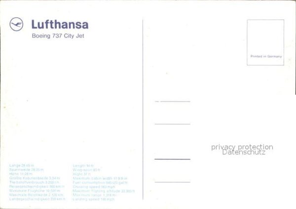 Lufthansa Boeing 737 City Jet – Bild 2