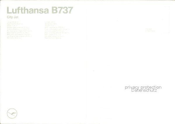 Lufthansa City Jet B737 – Bild 2