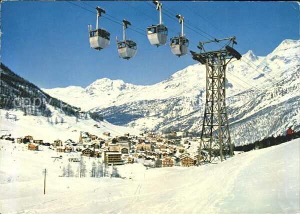 Seilbahn Längfluh Saas-Fee Fletschhorn Lagginhor