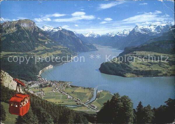 Seilbahn Brunnen-Urmiberg Vierwaldstättersee Fro