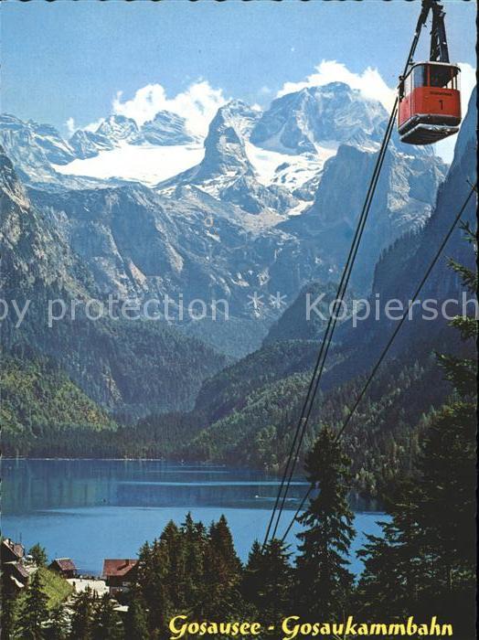 Seilbahn Gosausee Gosaukamm König Dachstein