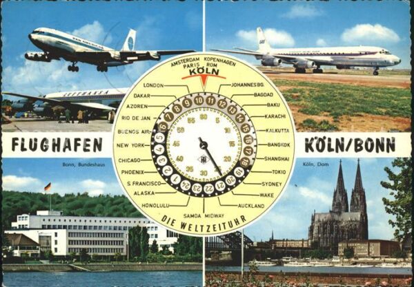 Flugzeuge Zivil Pan American SAS Flughafen Köln-Bonn We