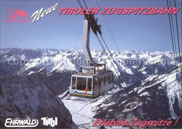 Seilbahn Tiroler Zugspitzbahn Ehrwald Talbacken