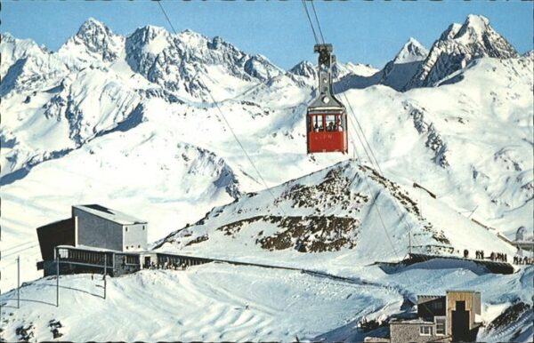 Seilbahn Weissfluhjoch-Weissfluhgipfel Bergstati