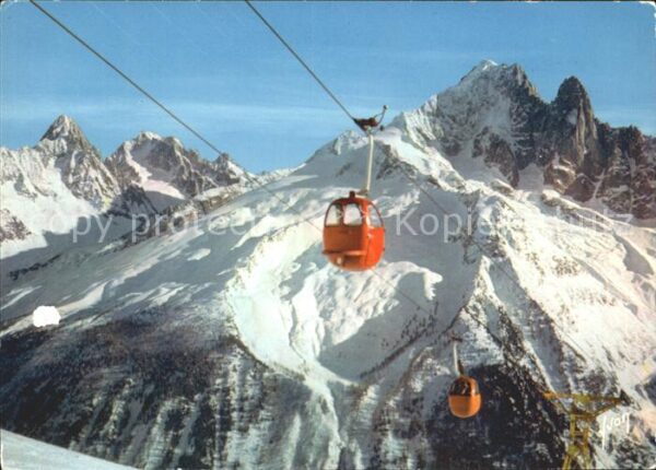 Seilbahn Index Super-Chamonix Chardonnet Aiguill