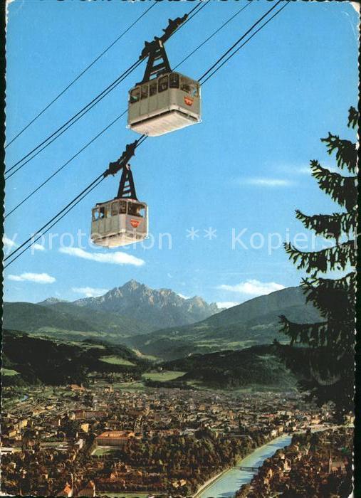 Seilbahn Nordkettenbahn Innsbruck Wagenkreuzung