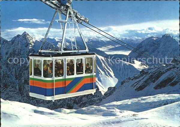 Seilbahn Zugspitze Zugspitzplatt Hochwanner Hohe