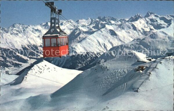 Seilbahn Weissfluhgipfel Davos-Parsenn Weissfluh