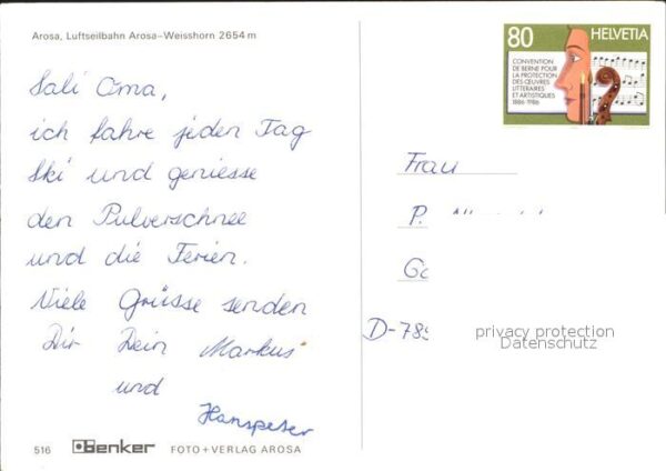Seilbahn Arosa-Weisshorn – Bild 2