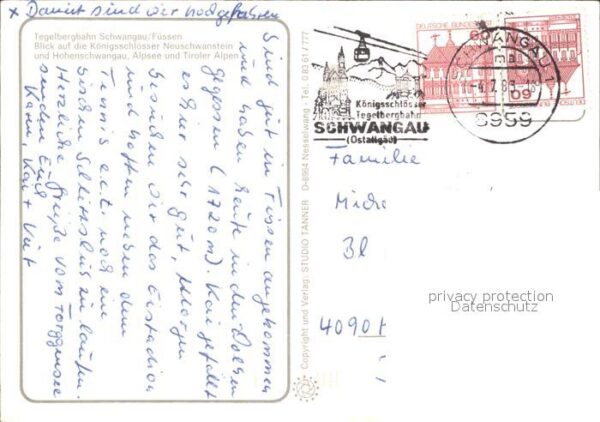 Seilbahn Tegelberg Schwangau-Füssen Schloss Neus – Bild 2