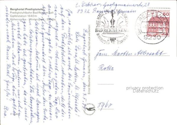 Seilbahn Predigtstuhl Bad Reichenhall Berghotel – Bild 2