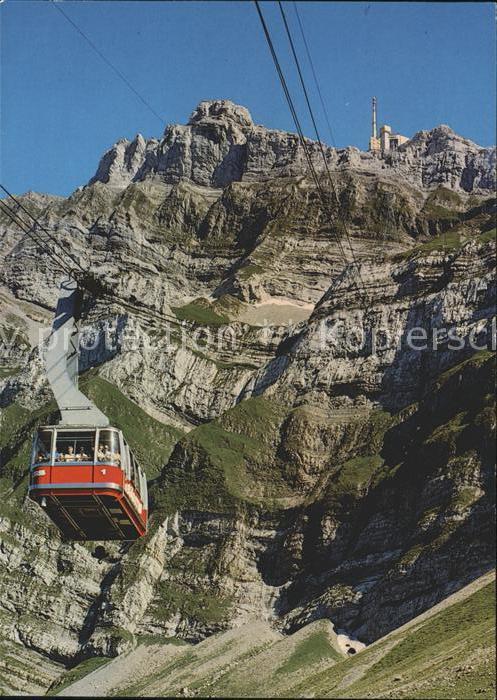 Seilbahn Säntis Schwägalp Gyrenspitz