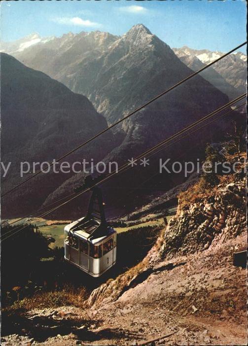 Seilbahn Penken Tristner Mayrhofen Zillertal