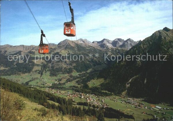 Seilbahn Walmendingerhorn Hammerspitze Schafalpk