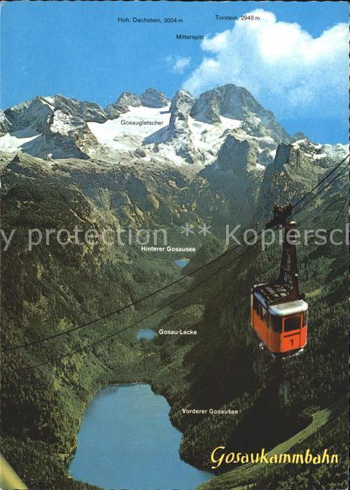 Seilbahn Gosaukamm Gosausee Hoher Dachstein Flie