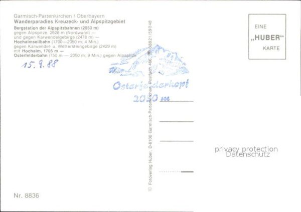 Seilbahn Alpspitz Hochalm Osterfelder Kreuzeck G – Bild 2