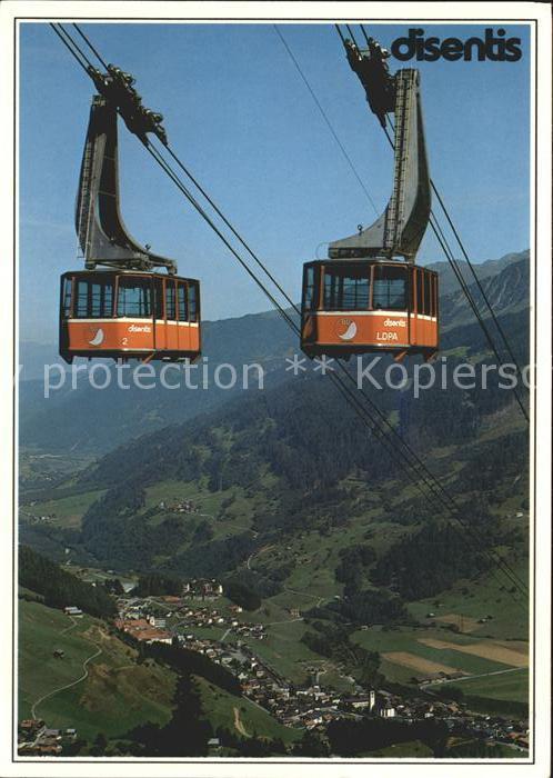 Seilbahn Caischavedra Disentis Muster