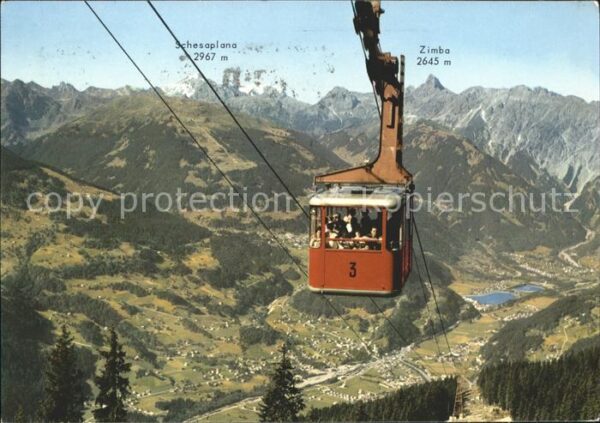 Seilbahn Hochjoch Tschagguns Vandans Schruns Mon