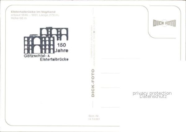 Eisenbahn Elstertalbrücke Vogtland – Bild 2