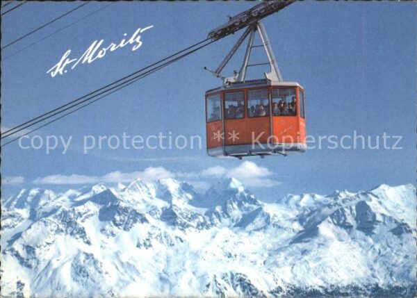Seilbahn Corviglia-Piz Nair St. Moritz Berninagr