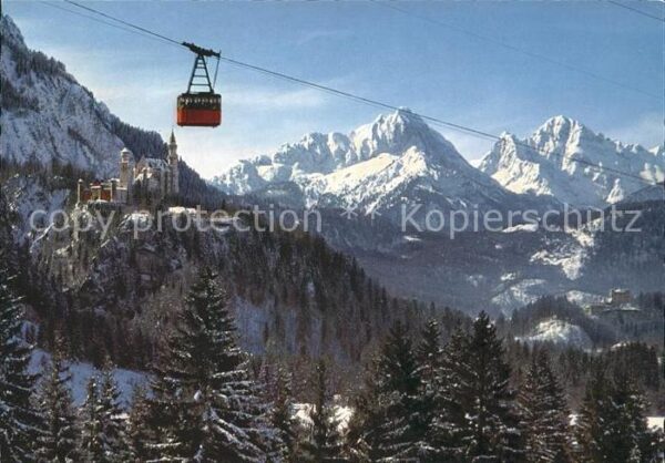 Seilbahn Tegelberg Königsschloss Neuschwanstein