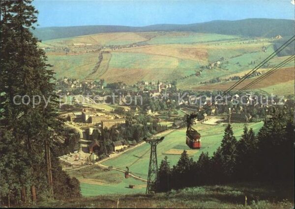 Seilbahn Oberwiesenthal Erzgebirge Letni a zimni