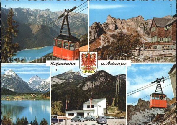 Seilbahn Rofan Maurach am Achensee Karwendelgebi