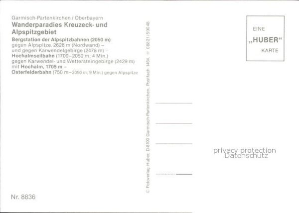 Seilbahn Alpspitzbahnen Hochalm Osterfelder Berg – Bild 2