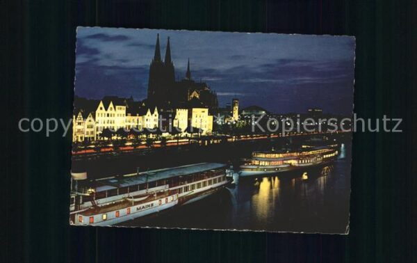 Dampfer Seitenrad Mainz Köln am Rhein Dampferanlegestelle