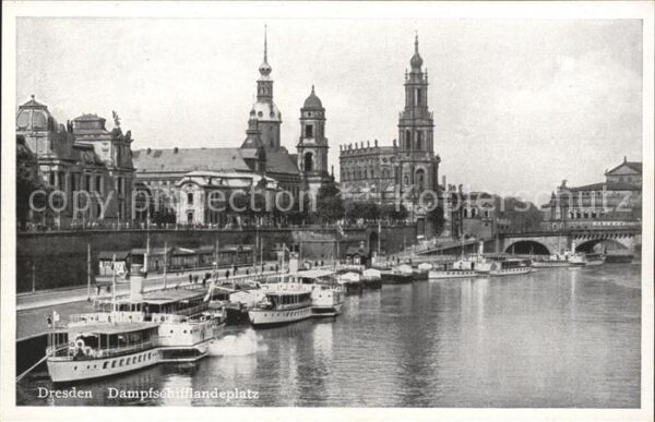 Dampfer Binnenschifffahrt Dresden Dampfschifflandeplatz