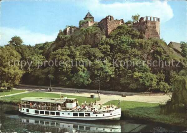 Motorschiffe Halle Saale Burg Giebichenstein