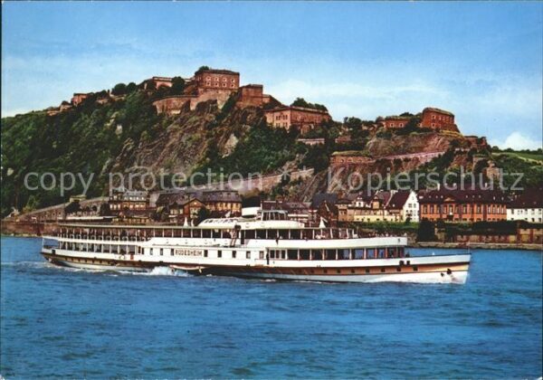 Motorschiffe Rüdesheim Koblenz am Rhein Festung Ehre