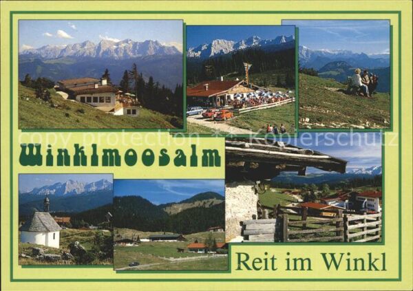 Reit Winkl Winklmoosalm Bergstation Dürrnbachhorn