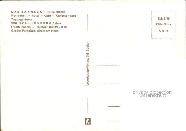 Schulenberg Oberharz Restaurant-Hotel Das Tanneck – Bild 2