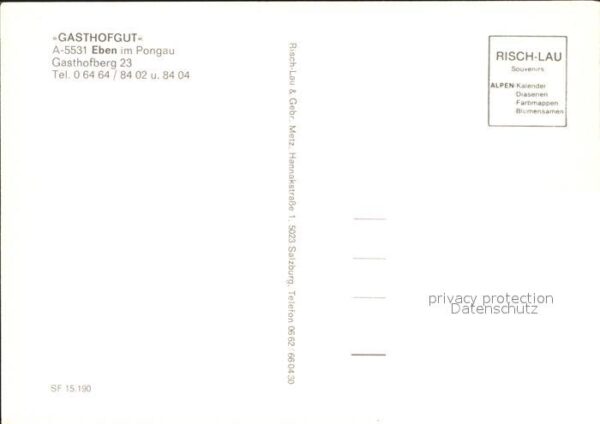 Eben Pongau Gasthofgut Rasthaus – Bild 2