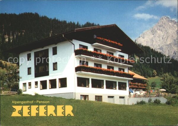 Filzmoos Hachau Alpengasthof Zeferer