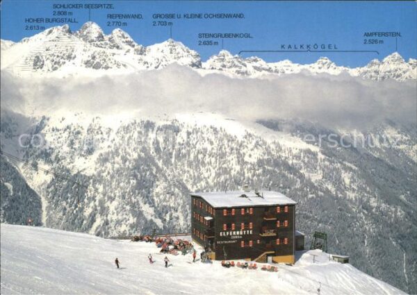 Neustift Stubaital Tirol Bergrestaurant Elferhütte Kalkkögeln