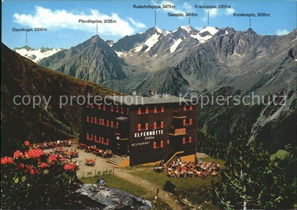 Neustift Stubaital Tirol Bergrestaurant Elferhütte