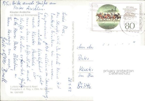 Kloster Andechs Ammersee Fliegeraufnahme – Bild 2