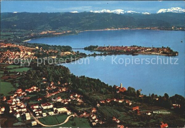 Lindau Bodensee Bad Schachen Fliegeraufnahme