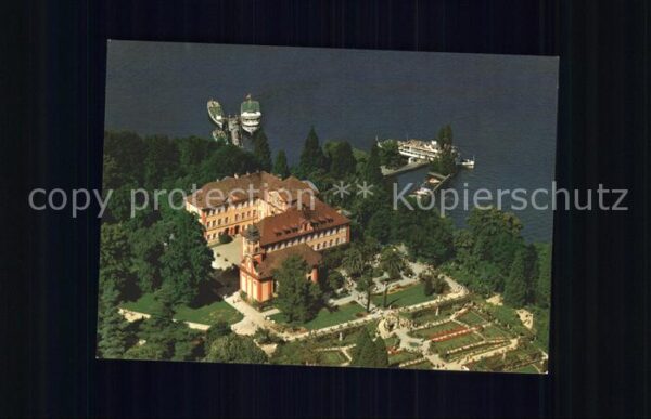 Insel Mainau Schloss Kirche Schlossterrasse Rosengar