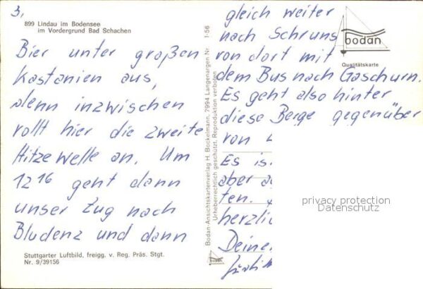 Lindau Bodensee Bad Schachen Fliegeraufnahme – Bild 2
