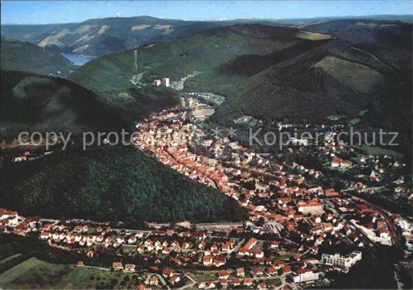 Bad Lauterberg Fliegeraufnahme Odertalsperre