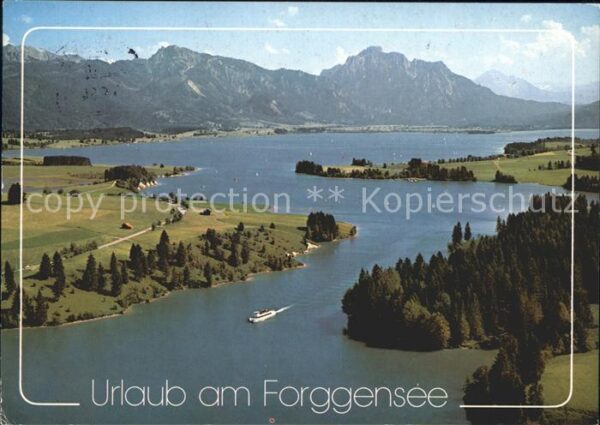 Forggensee Schwangau Tegelberg Säuling Fliegeraufnahme